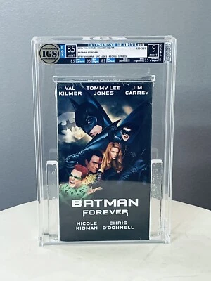 🦇 Batman Forever New Sealed VHS Movie Tape English Cover IGS 8.5 MINT 9 🦇 - Image 1 of 4