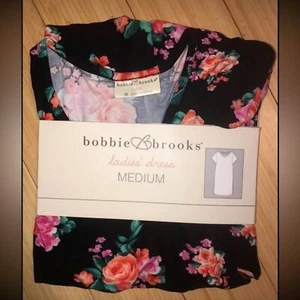 Bobbie Brooks Sz M Floral Kylie Casual Dress NEW NWT - Picture 1 of 2