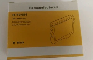R-T0481 schwarze Tinte für Foto R200 R220 R300 R300M R320 R340 RX500 RX600 RX620 (A9) - Bild 1 von 11