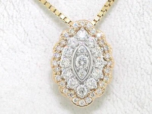Blüten Brillant Anhänger 585 Gelbgold 43 Brillanten total 0,33ct Top Wesselton - Bild 1 von 5
