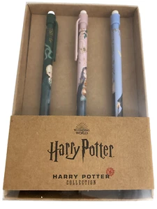 Harry Potter Yume Hogwarts Students Click Pencil Set School College Work - Picture 1 of 5