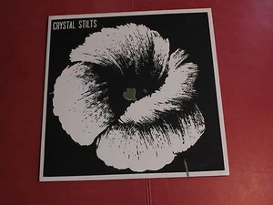 Crystal Stilts - Alight Of Night Original Silkscreen Cover Slumberland LP 2008 - Imagen 1 de 6
