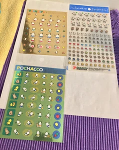 Set of 3 Vtg Sanrio Pochacco Sticker Sheets 1994 Made in Japan Sealed - Picture 1 of 5