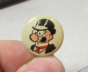 Vintage Kelloggs PEP Müsli Sammler Pin Button 3/4", 1946 Barney Google, schön - Bild 1 von 4