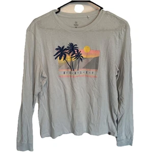 Hurley blau Oberteil Langarm Gr. Medium Rundhalsausschnitt T-Shirt Pullover.(NEU) - Bild 1 von 4