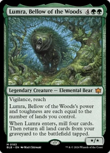 Magic The Gathering Lumra, Bellow of the Woods BLB NM M Mythic 183 Legendary Creature Bear - Imagen 1 de 2