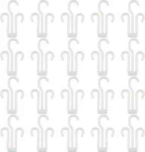 IFAMIO 20 Pack Perchas de Estante de Secado de Zapatos de Plástico Blanco, Ligeras, - Imagen 1 de 3