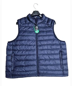 Gilet blu imbottito trapuntato Solaris taglia 3XT nuovo con etichette tasche fuori e dentro/FM - Foto 1 di 4