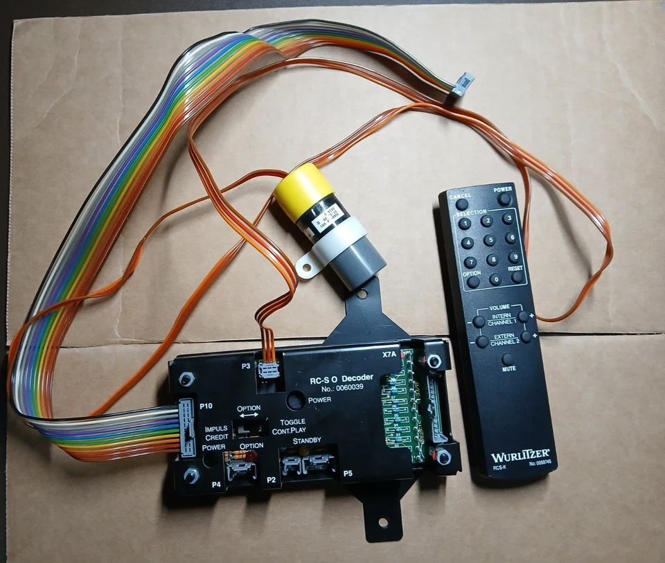 Mando a distancia Wurlitzer Jukebox RCS-K para K99 Amp (SOLO ARNÉS DE CABLES DE VOLUMEN) Foto 1 de 1