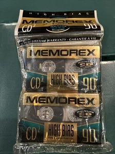 Memorex CD2 High Bias 90 Minute Audio Cassette (2 Pack) - Picture 1 of 2