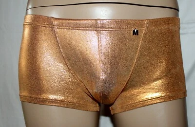 MANSTORE Short Pant Gr. M  Gold glanz Optik  Guywear edel - Bild 1 von 4