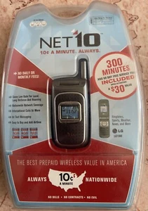 LG C1500/1500-Gray ( Net10 ) Rare Cellular Flip Phone-Bundled-new Sealed———40 - Picture 1 of 2