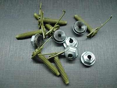 6 pcs NOS belt door side moulding trim clips sealer nuts fits Chrysler Plymouth - Image 1 of 3