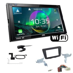 JVC Autoradio WiFi Apple CarPlay Android für Suzuki Baleno ab 2016 in schwarz - Bild 1 von 7