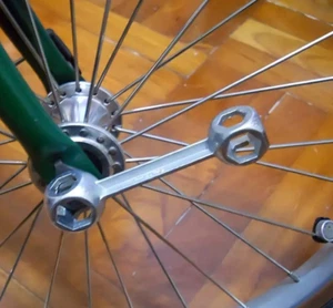 Bicycle/Cycle HEX Key Bone shape Wrench Bike Hexagon Bone Spanner Wrench 10in 1 - Picture 1 of 5