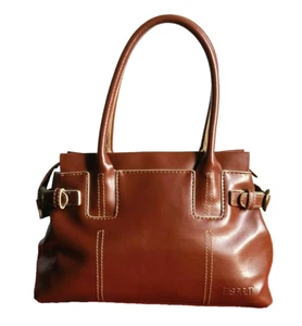 Borsa, borsetta donna marrone con manici. Made in Germany - Imagen 1 de 10
