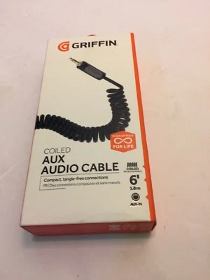 Griffin - Auxiliary Audio Cable - Black ( Bin I) - Image 1 of 4