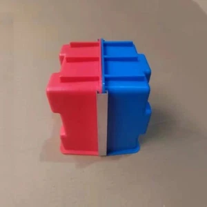 Concrete Brick Interlocking Mold Hollow Construction Bricks ABS Plastic Moulds - Picture 1 of 7