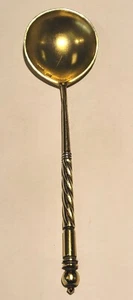 Antique Russian 84 Silver Caviar Spoon Assay Mark Moscow - Picture 1 of 10