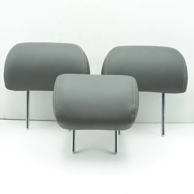 Juego de 3 reposacabezas traseros de cuero gris cupé de 2 puertas Hyundai Elantra 2011-2015 4305 Foto 1 de 4