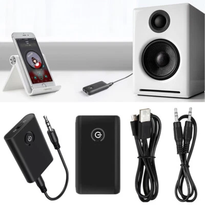 Bluetooth 5.0 2-In-1 Kabelloser Audio-Transceiver Mit 3 5-Mm-Klinken-Aux- ▽ - Bild 1 von 4