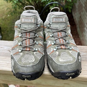 The North Face Women's Gore-Tex XCR Hiking Shoes Low Top Brown Orange Size 8.5 - Picture 1 of 22