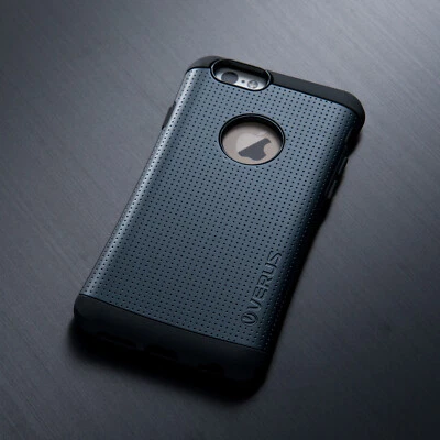 Dual Layer iPhone 5 s SE 6 Plus Case Drop Protection Grip Slim + Tempered Glass - Image 1 of 2