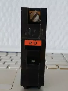 Federal Pacific Stab Lok Fat Single Pole 20 Amp Breaker NA120 - Picture 1 of 3