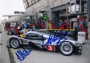 SIGNED ALLAN MCNISH & RINALDO CAPELLO AUDI R18 LE MANS 24 2011 PHOTO AUTOGRAPH - Picture 1 of 3