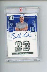 2024-25 Impeccable LIV Golf Brooks Koepka #IG-BKP Rookie RC Fairways Auto 3/23 - Picture 1 of 2