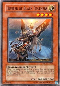 Hunter Of Black Feathers TSHD-EN038 Yu-Gi-Oh! Card Light Play Unlimited - Picture 1 of 1