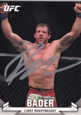 Ryan Bader Signed 2013 Topps UFC Knockout Card #9 Autograph The Ultimate Fighter - Image 1 of 4