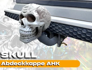 Heltic SKULL Kugelschutzkappe Anhängerkupplung AHK Kappe mit Diebstahlsicherung! - Bild 1 von 4
