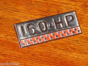 160-HP Chrysler old Valiant fancy chrome metal CAR BADGE, FREE POST AUSTRALIA - Picture 1 of 6