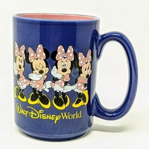 Walt Disney World Minnie Mouse Purple Pink Ceramic Large Coffee Cup Mug - Picture 1 of 5