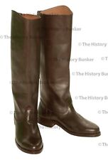 Brown leather riding boots - WW1 British officer - MADE TO YOUR SIZES