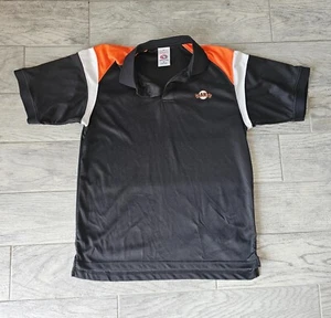 Men's True Fan MLB San Francisco Giants Black Rugby Polo Shirt Size Medium - Picture 1 of 16