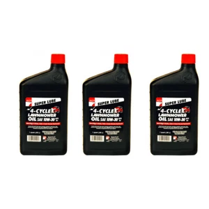 Three Pack of 10w/30 Oil Quarts For Gas Engines 4 Cycle 32oz. Bottles - Picture 1 of 5
