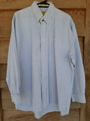 Duck Head Shirt Mens XL Long Sleeve Button Down Blue & White Stripe - Image 1 of 4