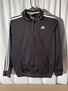 Chaqueta cortavientos ADIDAS manga larga•talla juvenil mediana (10/12)•negra - Imagen 1 de 7