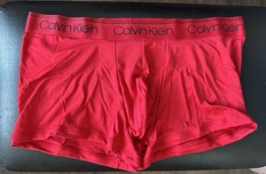 Neue Calvin Klein Micro Stretch Low Rise Trunks, Rot, Medium - Bild 1 von 2