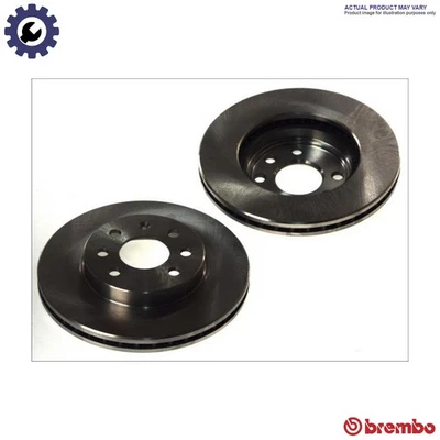 2x BRAKE DISC 09.B743.41 FOR MERCEDES-BENZ M 276.825 3.0L M 276.954 3.5L 6cyl SL - Image 1 of 4
