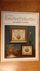Vintage Pat Rogers - May Basket Sampler - Kreuzstichkarte gezählte Sammlung - GU - Bild 1 von 2