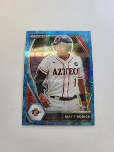 2021 Panini Prizm Draft Picks Matt Rudick #PDP216 Blue Velocity - Picture 1 of 2