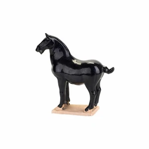 Empresa de regalos Ma deco decoración caballo figura de caballo negro H 27 cm - Imagen 1 de 1