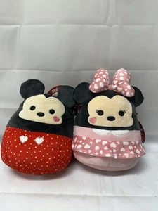 Squishmallow Disney Set Topolino e Minnie Mini 5" NUOVO - Foto 1 di 6