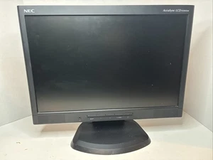 NEC AccuSync LCD192WXM 19" Flat screen panel LCD Desktop Computer Monitor - Picture 1 of 7