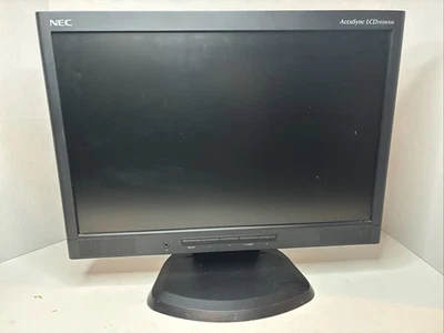 NEC AccuSync LCD192WXM 19" Flat screen panel LCD Desktop Computer Monitor - Image 1 of 4