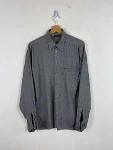 Versus Gianni Versace Vintage Shirt Button Down Check Size 48 Men's - Picture 1 of 10