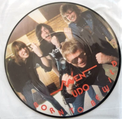 Raven + Udo – Born To Be Wild 19836 limited edition 7" picture disc vinyl record Foto 1 de 4